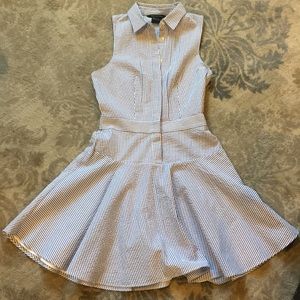Armani Exchange size 2 seersucker dress
